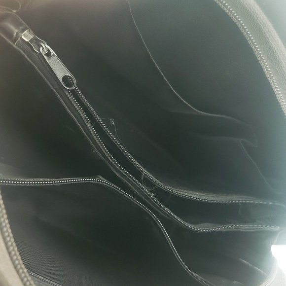 Beijo Womens Brown Leather Double Handles Zip Around Inner Compartments Handbag - Picture 5 of 14